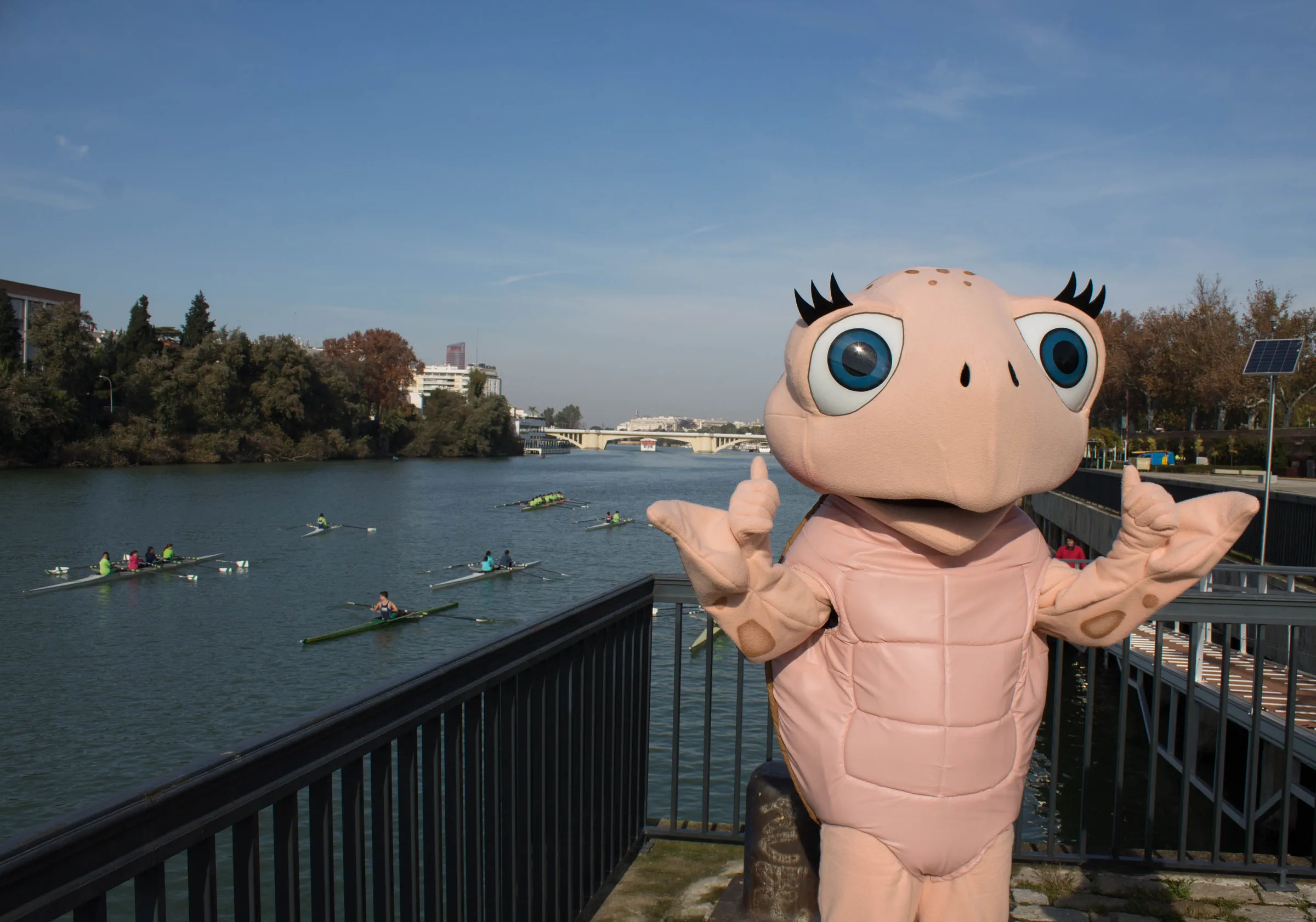 Aquarium mascot presentation