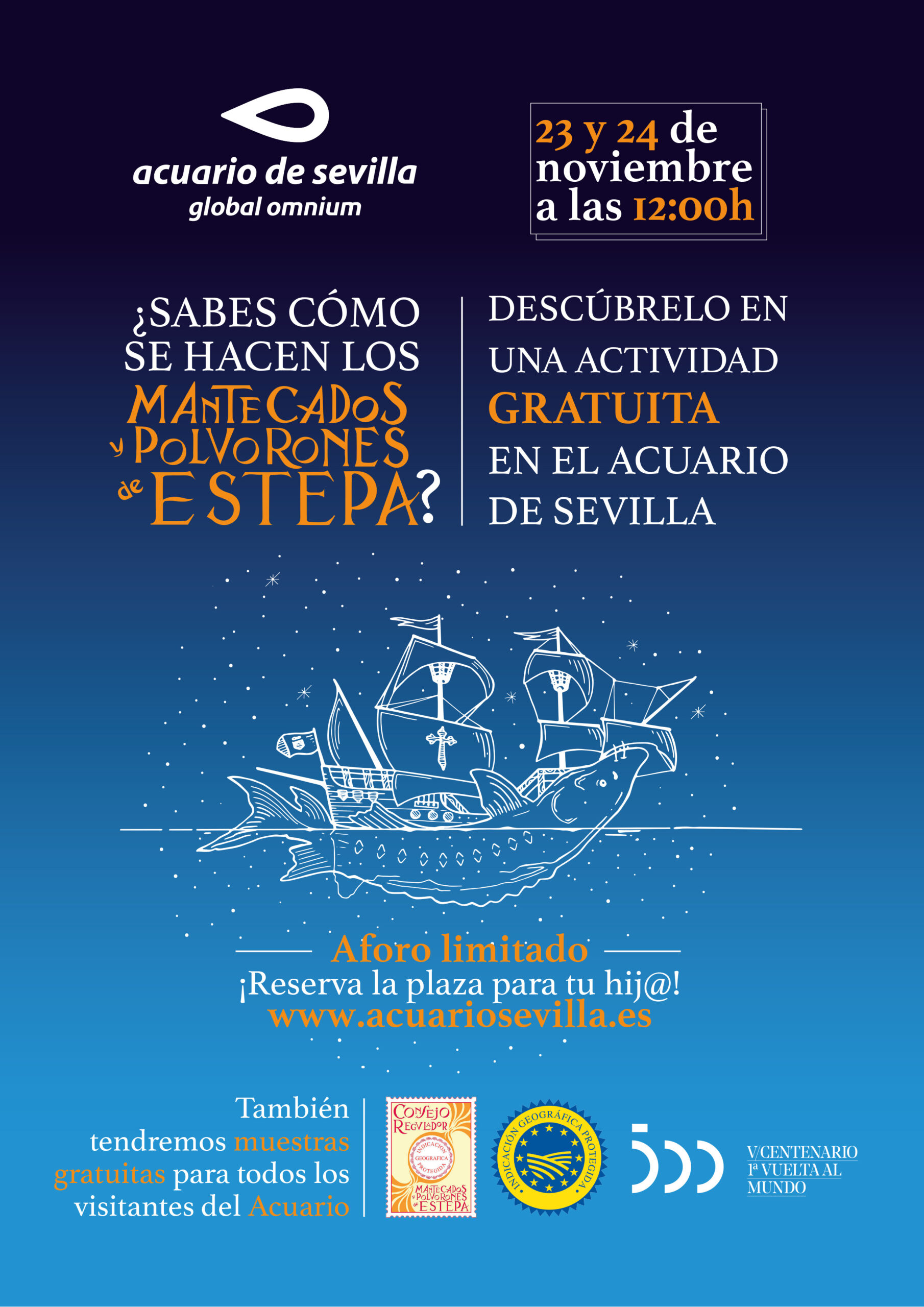 Mantecados from Estepa at the Seville Aquarium