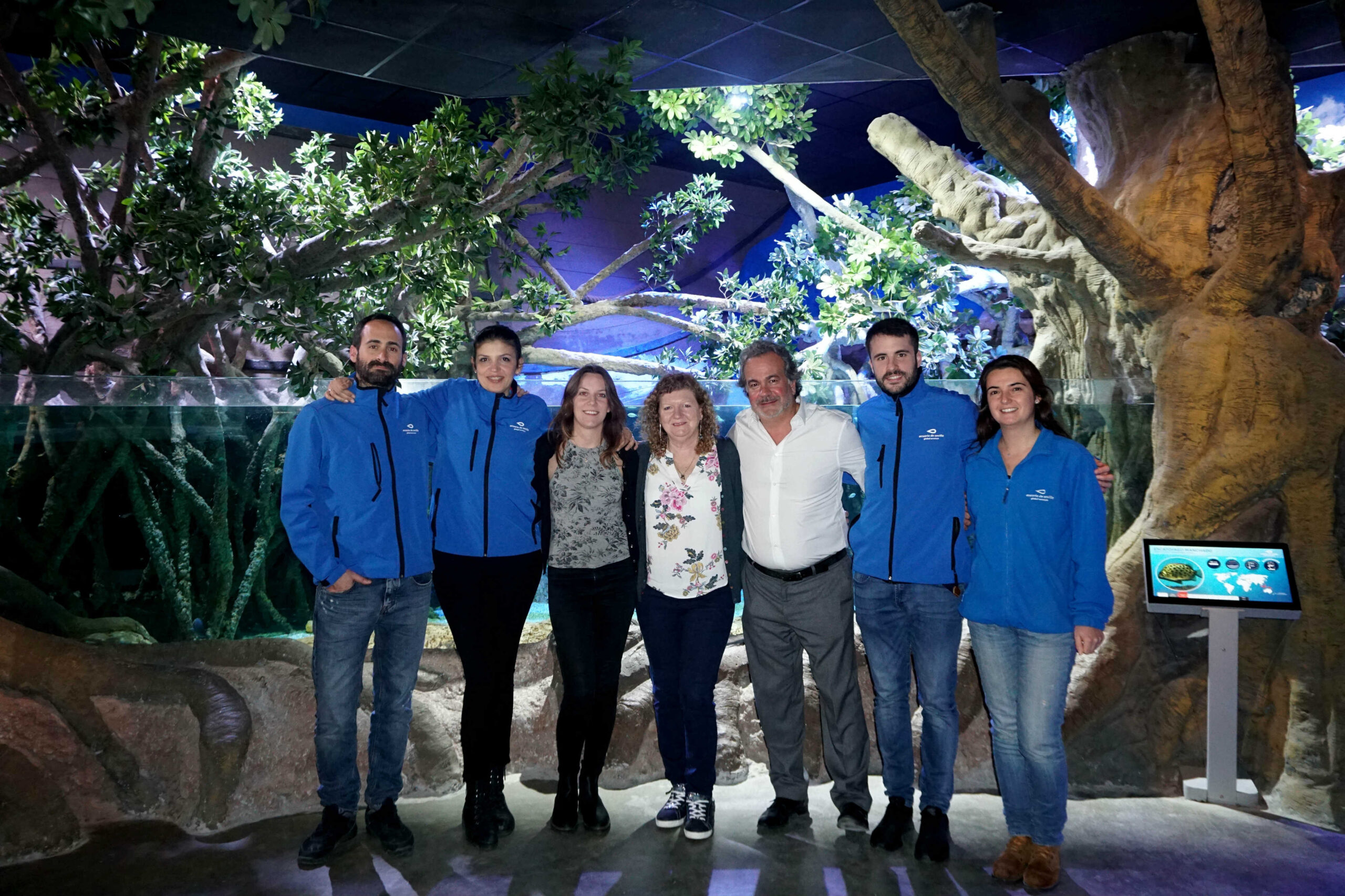 Plastic Ocean Visits the Seville Aquarium