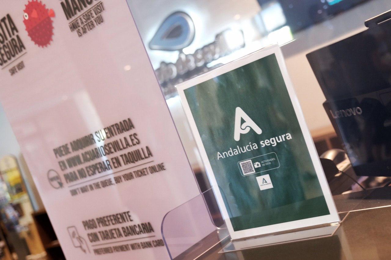 The Seville Aquarium Obtains the Andalucía Segura Distinction