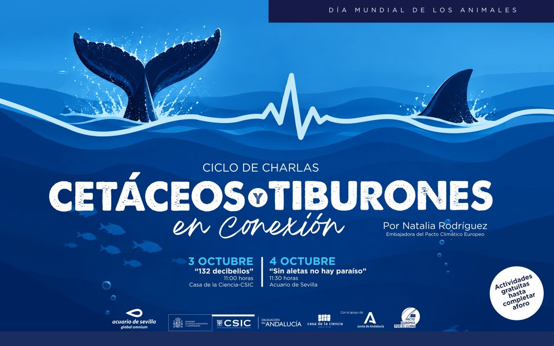 El Acuario de Sevilla y la Casa de la Ciencia se conectan por la conservación de cetáceos y tiburones